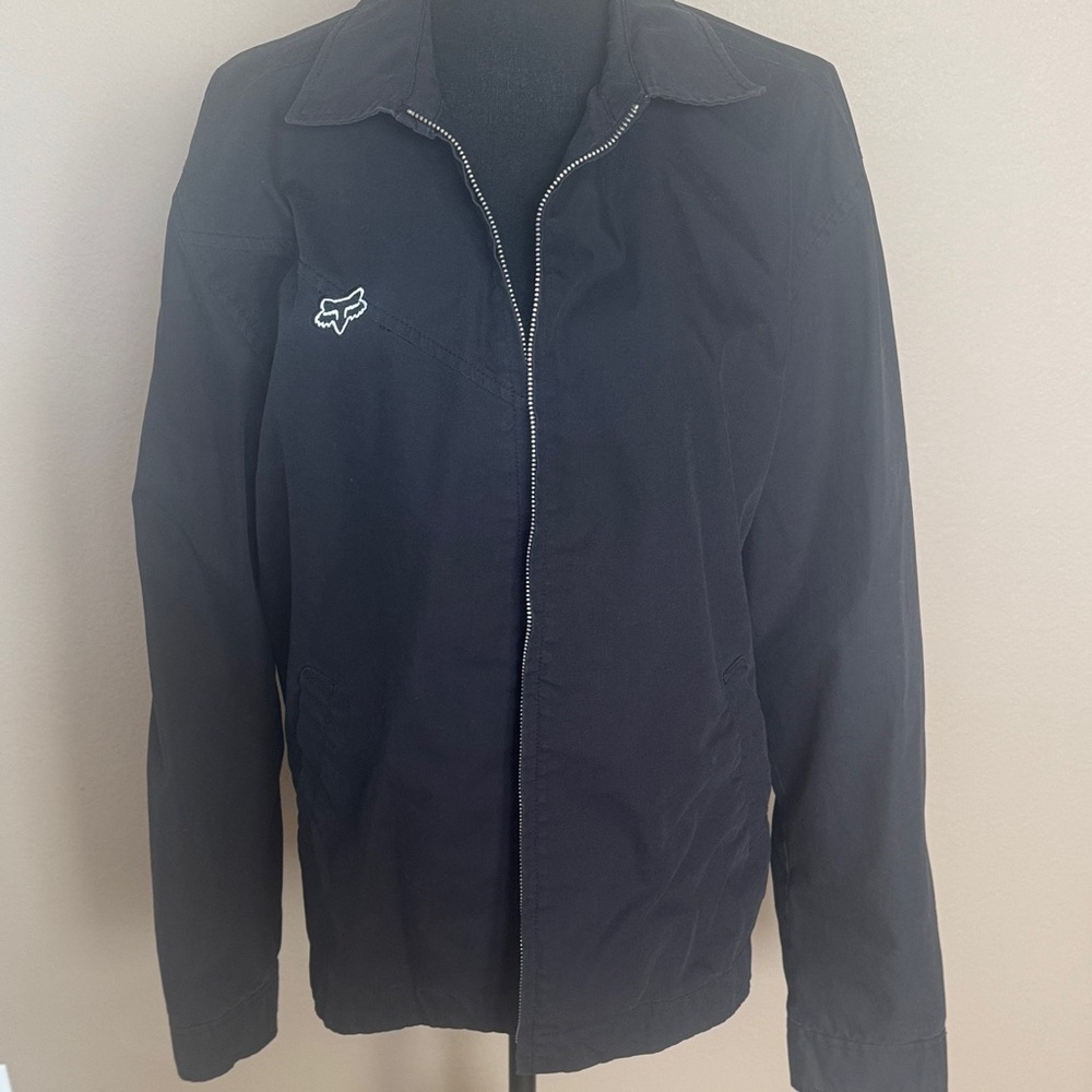 Fox Men's Dark Jacket with Logo L